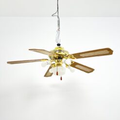 Lubinis ventiliatorius su apšvietimu 130x130x47 cm