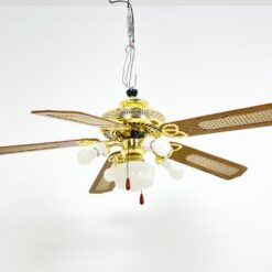 Lubinis ventiliatorius su apšvietimu 130x130x47 cm