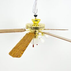 Lubinis ventiliatorius su apšvietimu 130x130x47 cm