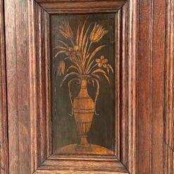 Ąžuolinė drožinėta XIX a. pr. komoda 82x194x197 cm