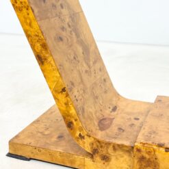 Art Deco stiliaus riešutmedžio lukšto konsolė 40x122x78,5 cm