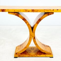 Art Deco stiliaus riešutmedžio lukšto konsolė 31×109,5×83 cm