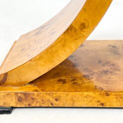 Art Deco stiliaus riešutmedžio lukšto konsolė 31×109,5×83 cm