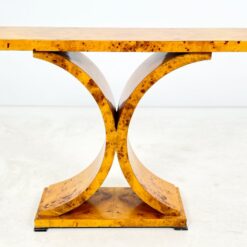 Art Deco stiliaus riešutmedžio lukšto konsolė 31×109,5×83 cm