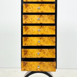 Art Deco stiliaus septynių stalčių komoda 37x53x135 cm