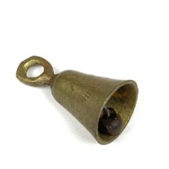 Žalvariniai miniatiūriniai varpeliai 6 vnt. komplektas