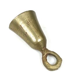 Žalvariniai miniatiūriniai varpeliai 6 vnt. komplektas