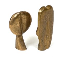 Žalvarinės mini Švč. Mergelės Marijos statulėlės 2 vnt. kompl. 1×2,5×5 cm