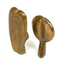 Žalvarinės mini Švč. Mergelės Marijos statulėlės 2 vnt. kompl. 1×2,5×5 cm