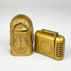 Durham Industries metalinės muzikos automato ir patefono miniatiūros 2 vnt. komplektas