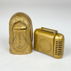 Durham Industries metalinės muzikos automato ir patefono miniatiūros 2 vnt. komplektas