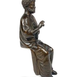 Bronzinė Apaštalo Petro statula 8,5×6,5×16,5 cm