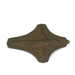 Bronzinis pakabinamas kryžius 1×7,5×11 cm