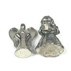 Miniatiūrinės metalinės statulėlės 2 vnt. komplektas 1,5x2x3,5 cm