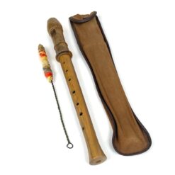 Olandiška J.R. van der Veen fleita su valymo šepečiu ir dėklu 33x3x3 cm