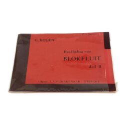 G. Rooda natų knyga olandų kalba "Handleiding voor Blokfluit deel II" 0,5x23,5x15,5 cm