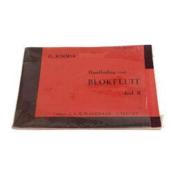 G. Rooda natų knyga olandų kalba “Handleiding voor Blokfluit deel II” 0,5×23,5×15,5 cm