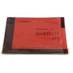 G. Rooda natų knyga olandų kalba “Handleiding voor Blokfluit deel II” 0,5×23,5×15,5 cm