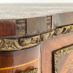 Liudviko XV laikotarpio stiliaus vitrina su žalvario apdailomis 45x91x162 cm