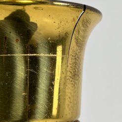 Pakabinamas žalvarinis penkių šakų sietynas 38x38x94 cm