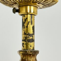 Pakabinamas žalvarinis penkių šakų sietynas 38x38x94 cm