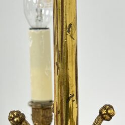 Pakabinamas žalvarinis penkių šakų sietynas 38x38x94 cm