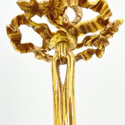 Pakabinamas žalvarinis penkių šakų sietynas 38x38x94 cm