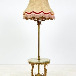 Žalvarinis toršeras – akmeninis staliukas 63x63x175 cm