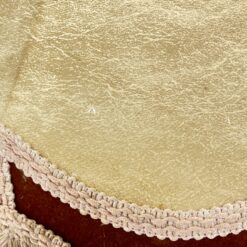 Žalvarinis toršeras – akmeninis staliukas 63x63x175 cm