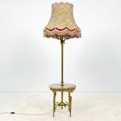 Žalvarinis toršeras – akmeninis staliukas 63x63x175 cm