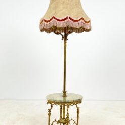 Žalvarinis toršeras – akmeninis staliukas 63x63x175 cm