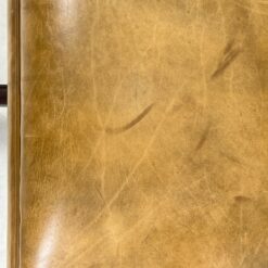 Raudonmedžio reguliuojamo aukščio darbo krėslas su oda 74x68x105(+4) cm, 50(+4) cm