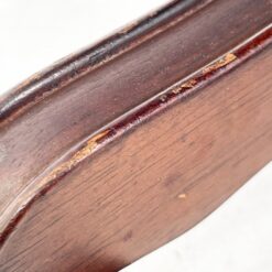 Raudonmedžio reguliuojamo aukščio darbo krėslas su oda 74x68x105(+4) cm, 50(+4) cm