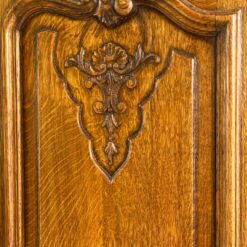 Plati ąžuolinė keturių durų rūbų spinta 66x249x214 cm