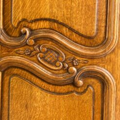 Plati ąžuolinė keturių durų rūbų spinta 66x249x214 cm