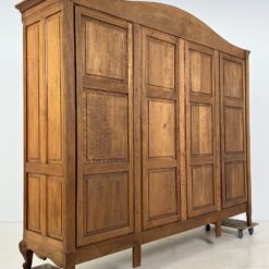 Plati ąžuolinė keturių durų rūbų spinta 66x249x214 cm