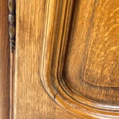 Plati ąžuolinė keturių durų rūbų spinta 66x249x214 cm