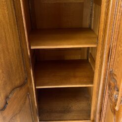 Plati ąžuolinė keturių durų rūbų spinta 66x249x214 cm