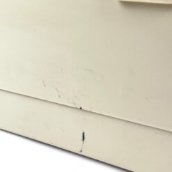 Vintažinė plastikinė dėžutė siuvimo reikmenims 23,5x36x22 cm