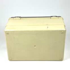 Vintažinė plastikinė dėžutė siuvimo reikmenims 23,5x36x22 cm