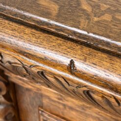Senovinė drožinėta ąžuolinė komoda 54x90x102 cm