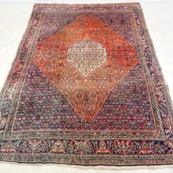 Vilnonis rankų darbo kilimas "Bidjar" 360x258x0,9 cm