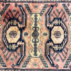 Vilnonis rankų darbo kilimėlis 85x80x0,4 cm