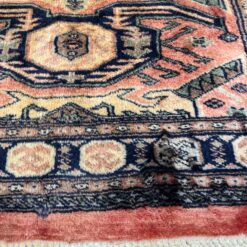 Vilnonis rankų darbo kilimėlis 85x80x0,4 cm