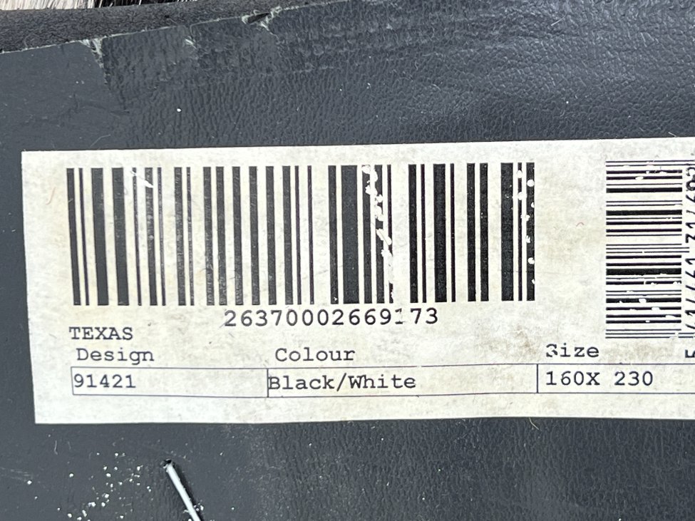 HK1464-kilimai-11 Skiautinis natūralaus kailio kilimas 228x159x0,2 cm