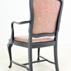 Mediniai krėslai su eko oda 2 vnt. komplektas 60x66x112 cm, 51 cm