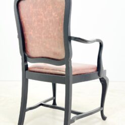 Mediniai krėslai su eko oda 2 vnt. komplektas 60x66x112 cm, 51 cm