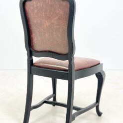 Medinės kėdės su eko oda 4 vnt. komplektas 56x52x101 cm, 52 cm