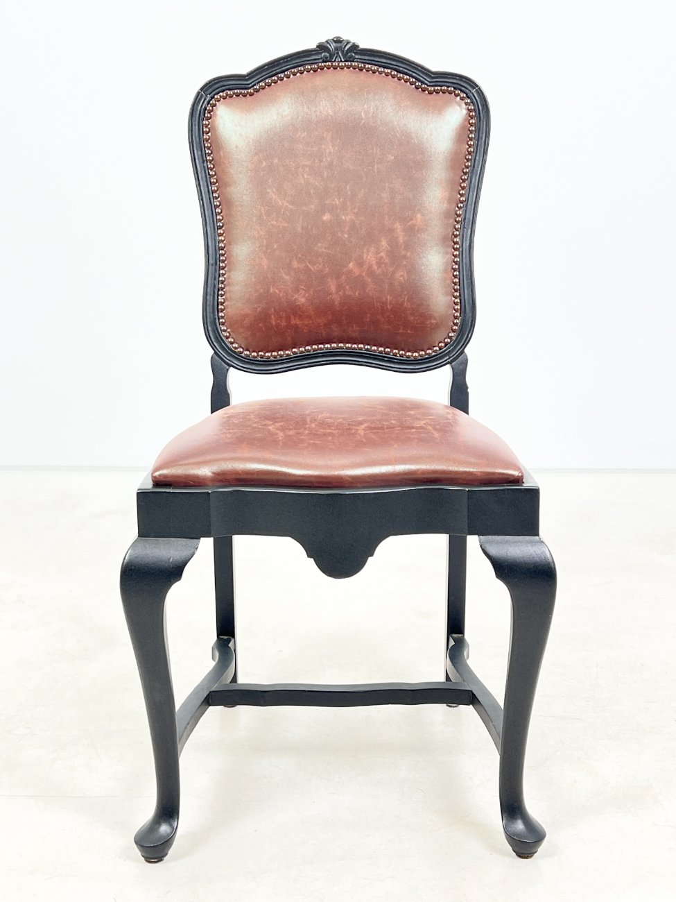 HK1469-kedes-3 Medinės kėdės su eko oda 4 vnt. komplektas 56x52x101 cm, 52 cm