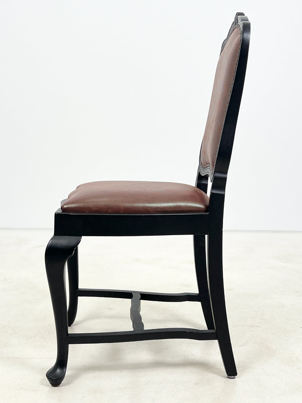 HK1469-kedes-5 Medinės kėdės su eko oda 4 vnt. komplektas 56x52x101 cm, 52 cm